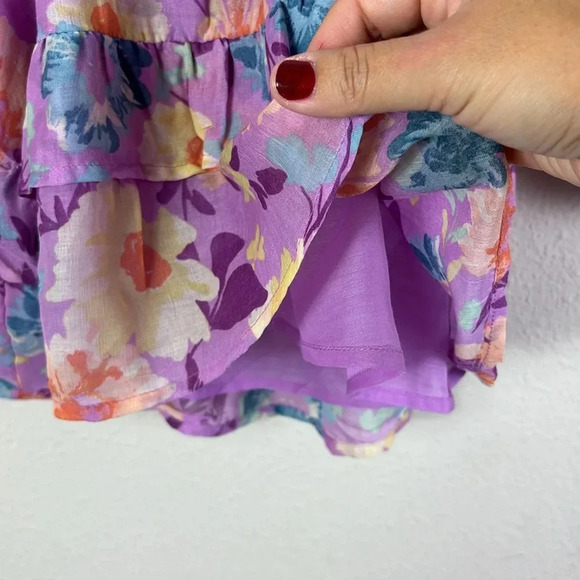 Billabong Salty Blonde Sweetest Ever Baby Doll Crop Top in Lovin Lilac size S - Picture 9 of 15